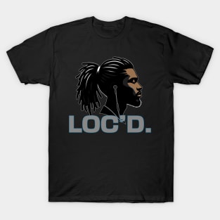 Black Man Locs Loc'd T-Shirt